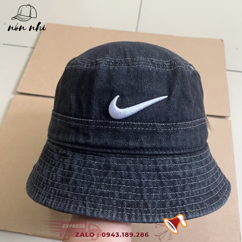 Nón bucket jean nữ phong cách