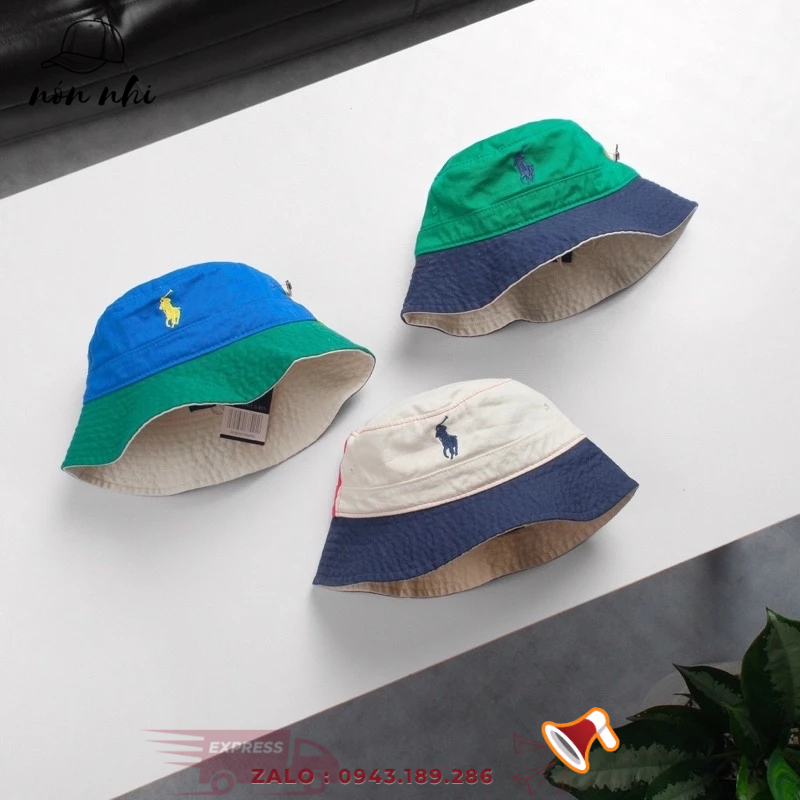 Mũ nón bucket Bô Xô Lô Unisex phối màu thời thượng