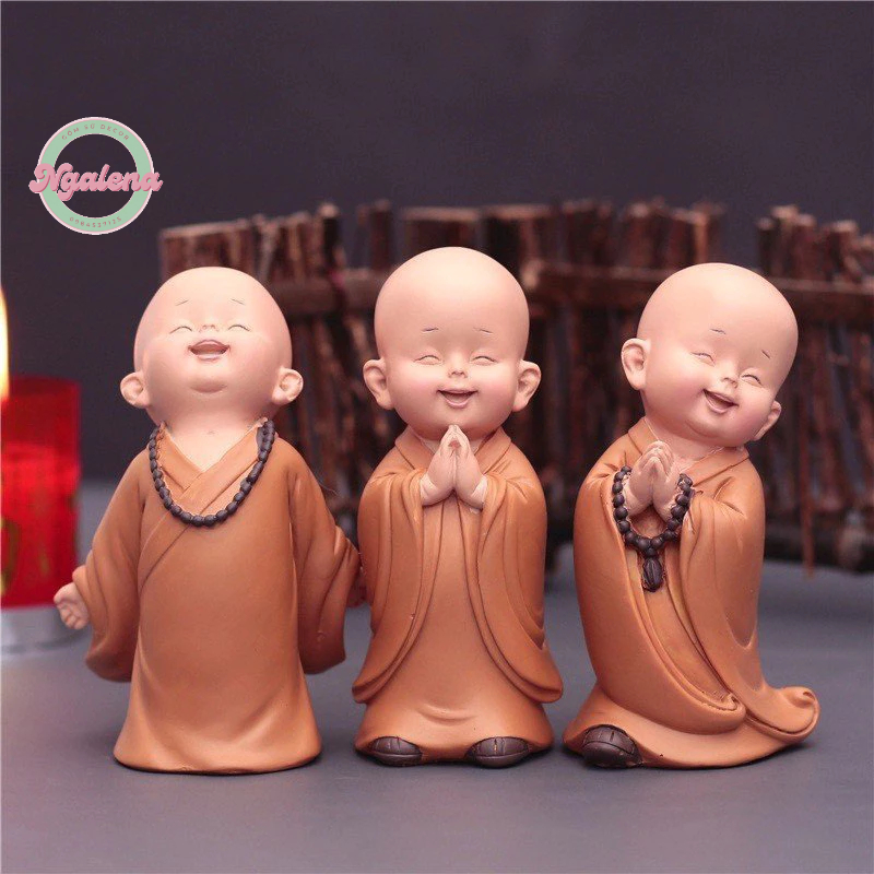 Bộ 3 chú tiểu an nhiên, tự tại, tam không