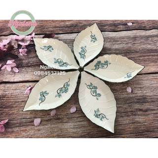 Set đĩa lá 5 cánh hoa sen