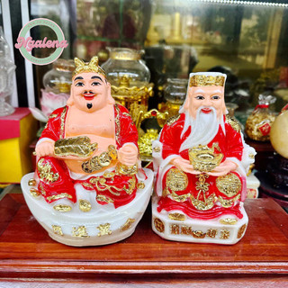 Bộ Tượng Thần tài- Thổ địa bày ban thần tài