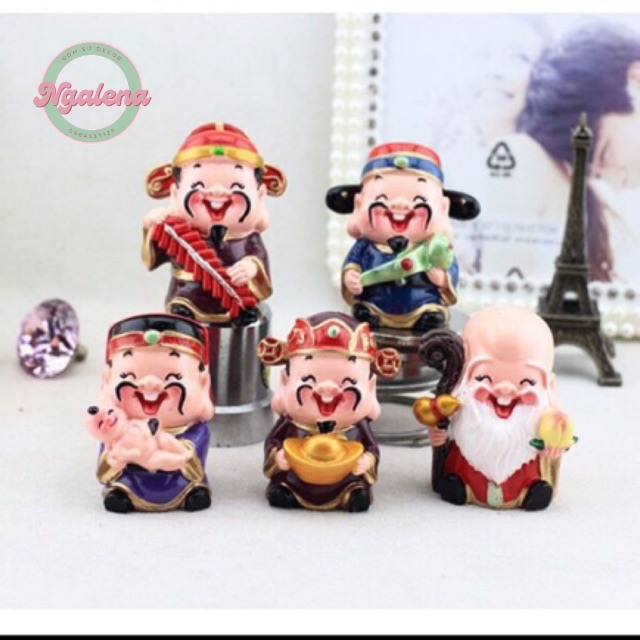 Bộ ngũ thần tài may mắn