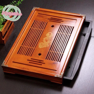 Khay gỗ ấm chén từ gỗ sồi đỏ