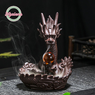 Thác khói trầm hương Phật thủ Long châu