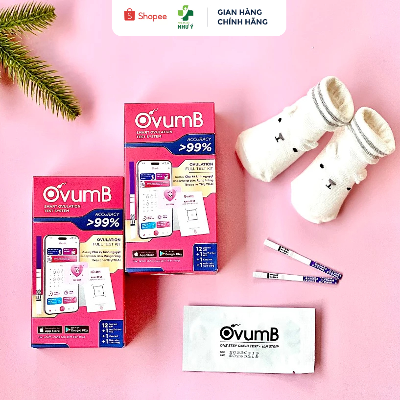 Que Thử Rụng Trứng OvumB (Bản Có App Hỗ Trợ) - Chính xác tới 99% - Chuyên Gia Canh Đồng Hành