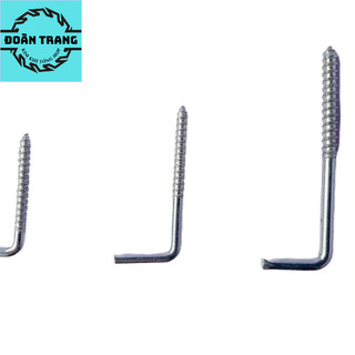 COMBO 10 chiếc Vít chữ L móc đồ,vít mắc màn bằng inox tiện lợi