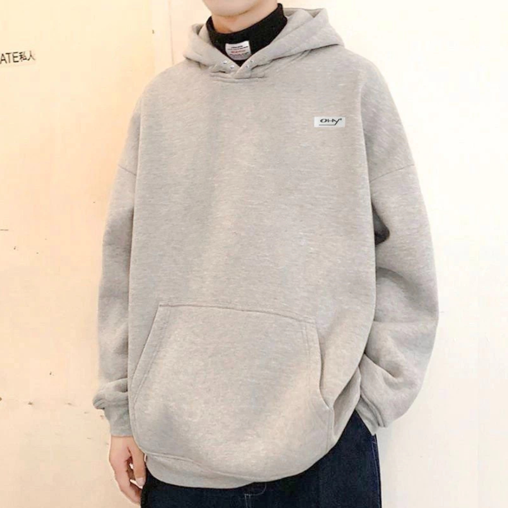 Áo Hoodie Form Rộng Nam Nữ Localbrand Unisex Chất Nỉ Ngoại Siêu Dày Dặn Cúc Bấm Tem Kang Phong Cách Hàn Quốc BONBON.CLUB