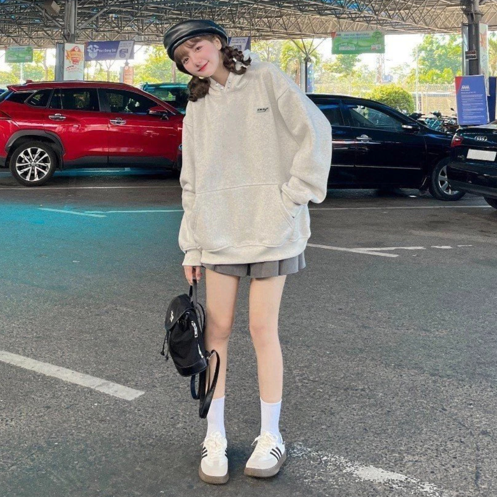 Áo Hoodie Form Rộng Nam Nữ Localbrand Unisex Chất Nỉ Ngoại Siêu Dày Dặn Cúc Bấm Tem Kang Phong Cách Hàn Quốc BONBON.CLUB