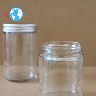 Hũ thủy tinh 750ml / 500ml / 280ml hũ nắp bạc / hũ thủy tinh tròn nắp bạc đựng thực phẩm