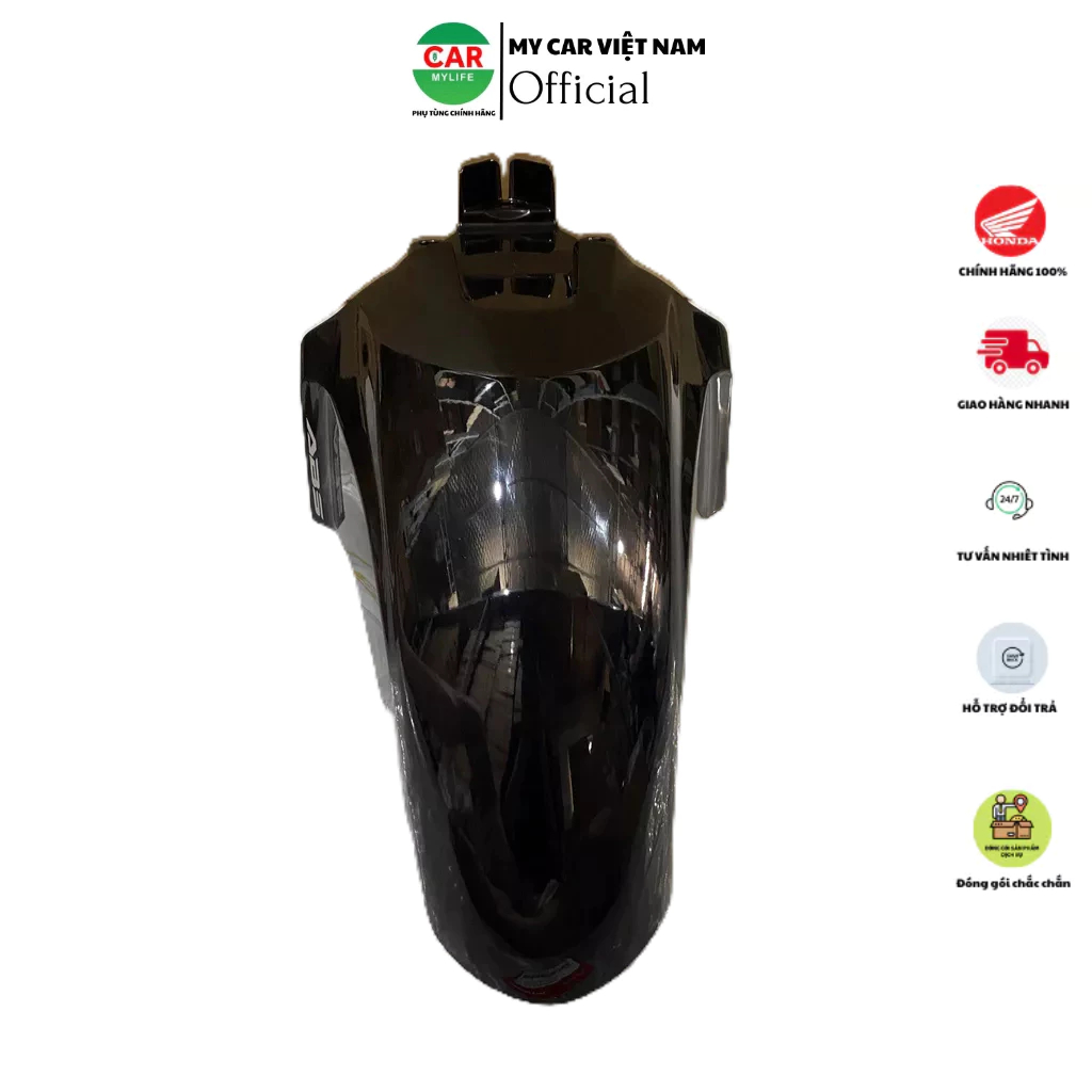 Bộ chắn bùn trước - dè trước HONDA SH 125&150 năm 2017-2018-2019 màu Đen bóng . 61200K77V10ZF