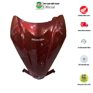 Mặt nạ trước honda vision năm 2014-2016-2018-2020 màu đỏ mận.