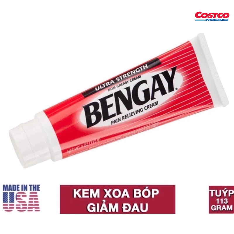 Set 2 Tuýp Kem Bôi  BENGAY Ultra Strength 113g của Mỹ