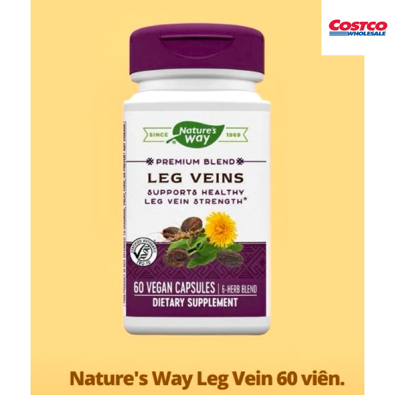 Viên giảm giãn tĩnh mạch Nature's Way Leg Veins 60 viên