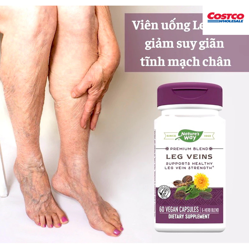 Viên giảm giãn tĩnh mạch Nature's Way Leg Veins 60 viên