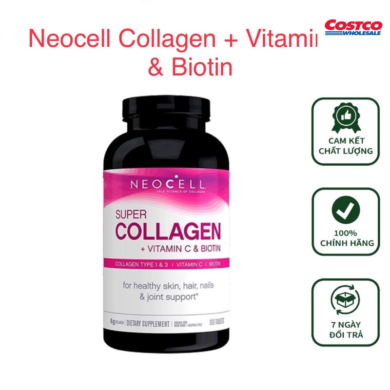 Viên COLLAGEN NEOCELL chai 360 viên
