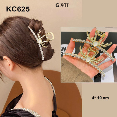 GOTI Kẹp Tóc Hình Sừng Huơu Đính Đá Viền Xinh Xắn - Phụ Kiện Quà Tặng Nữ Thời Trang 20-10 8-3 KC625