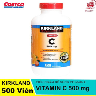 [Date 2025] Viên ngậm Bồ sung Vitamin C 500mg chai 500 viên