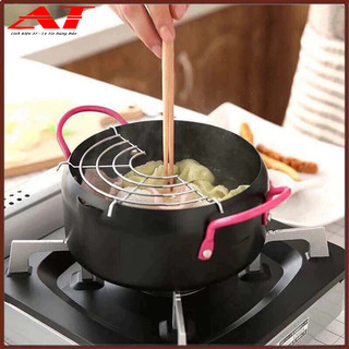 NỒI CHIÊN SÂU LÒNG 20CM KÈM VỈ GÁC NỒI