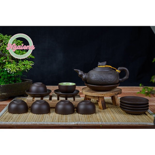 Bộ ấm chén, bộ tách trà gốm tử sa Bát Tràng