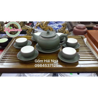 Bộ ấm chén tử sa Bát Tràng - Hàng nghệ nhân