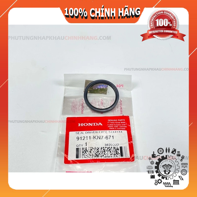 Phốt má puly nồi sau Vario, Click, PCX, ADV chính hãng Honda Indonesia 91211KN7671