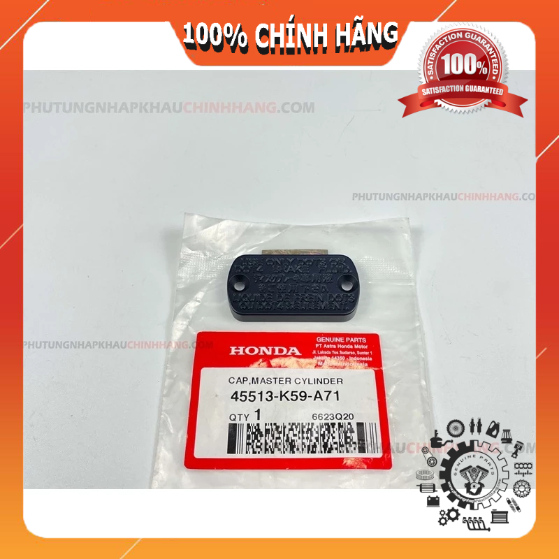 Nắp bình dầu thắng VARIO, CLICK, GENIO nhập khẩu Honda Indo 45513K59A71