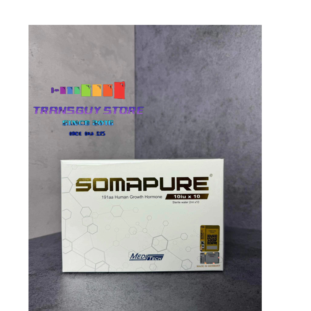 HGH SOMAPURE 191aa - Meditech Hộp 10IU X10