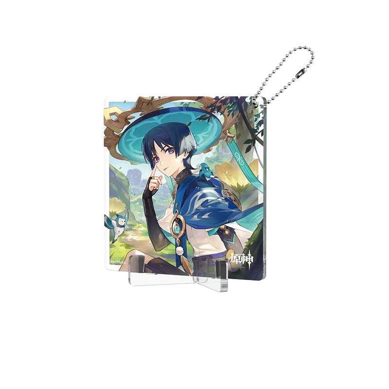Móc Khóa Standee Lót Ly Nhân Vật Genshin Impact