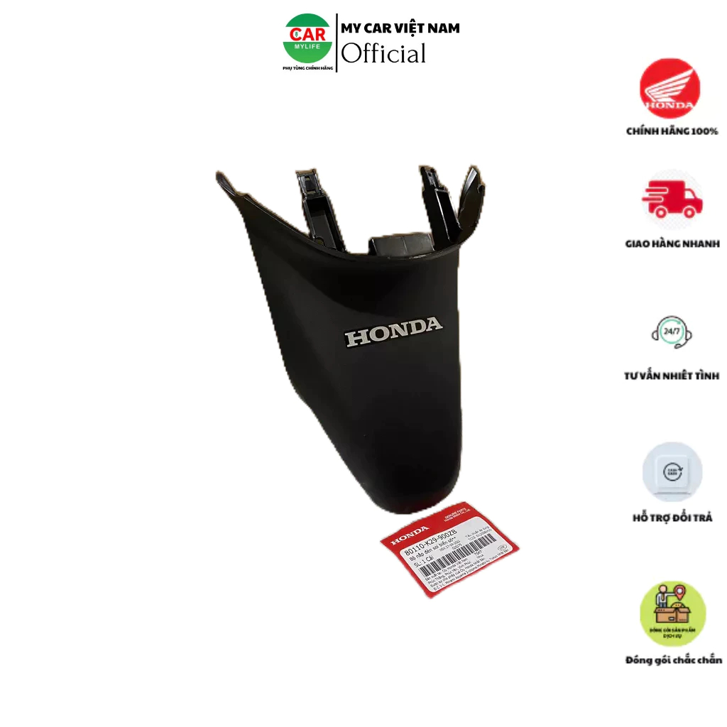 Bộ nắp đèn soi biển số HONDA SH MODE năm 2013-2015-2016-2018 màu Đen.** 80110K29900ZB