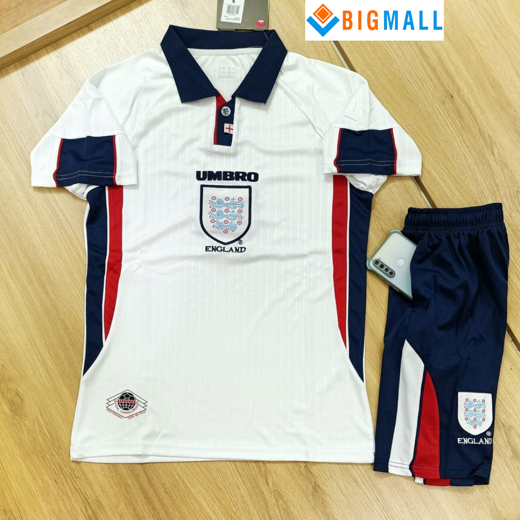 Bộ Quần Áo Thể Thao Mẫu ĐT Anh Umbro Hàng Thái Lan Cổ bẻ, Quần có túi ( FEX Anh )