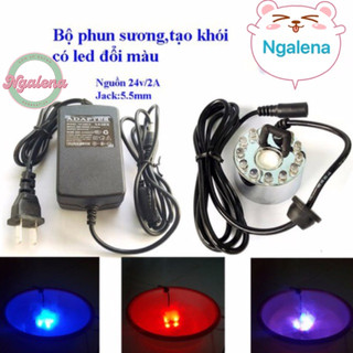 Máy tạo khói phun sương kèm nguồn như hình (dùng cho thác nước)