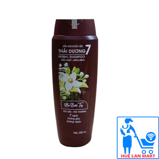 Dầu Gội Dược Liệu Thái Dương 7 Hương Hoa Bưởi Tây Chai 200ml (Mềm mượt hơn, 7 ngày không gàu không ngứa)