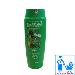 Dầu Gội Dược Liệu Thái Dương 3 Hương Hoa Lá Chai 200ml (Mềm mượt hơn, 3 ngày không gàu không ngứa)