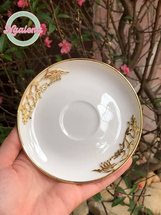 Bộ ấm chén bọc đồng cao cấp