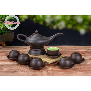 Bộ ấm chén aladanh tử sa Bát Tràng