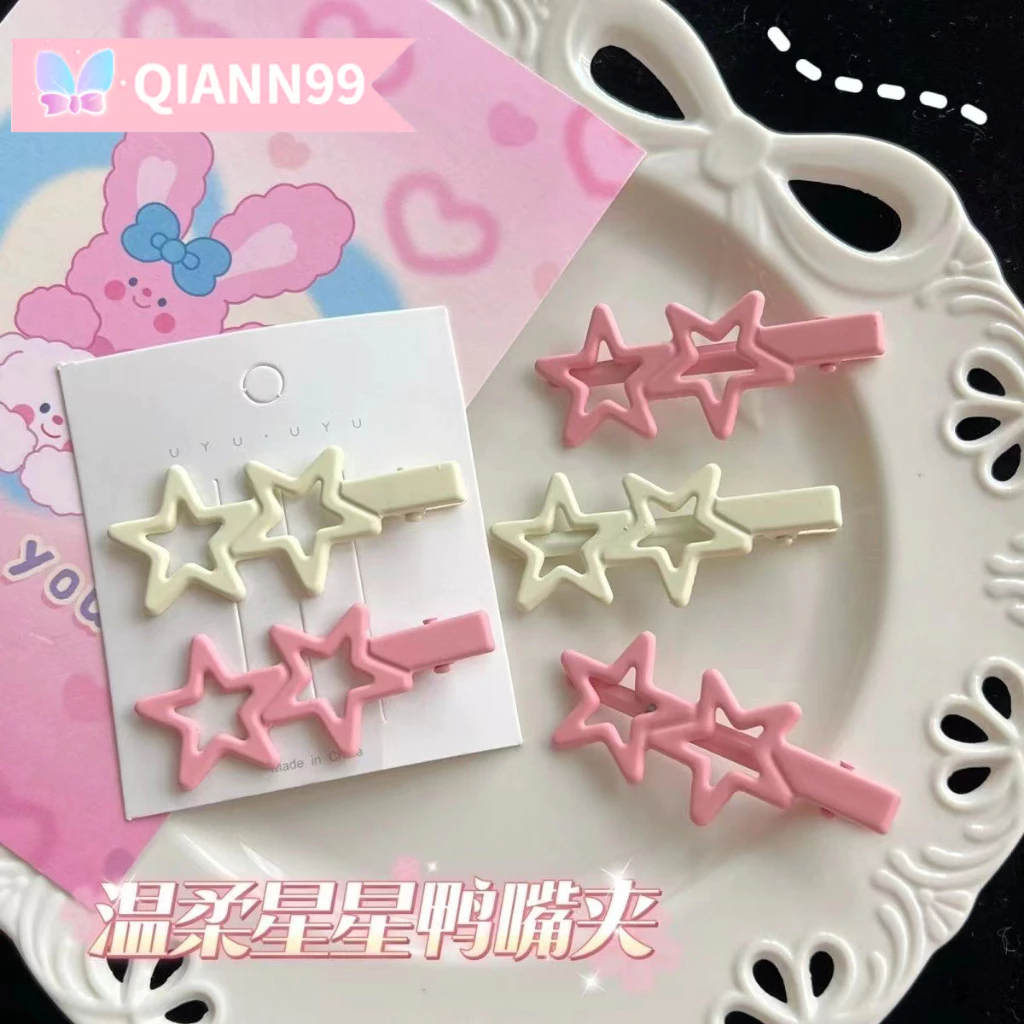💓Qiann💓Kẹp TóC HìNh Ngôi Sao KiểU HàN QuốC 9 MàU ThờI Trang Cho Nữ