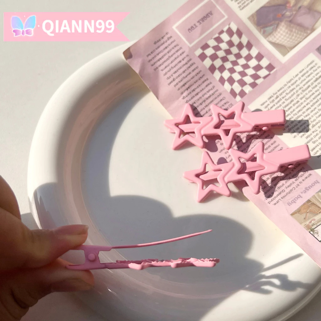 💓Qiann💓Kẹp TóC HìNh Ngôi Sao KiểU HàN QuốC 9 MàU ThờI Trang Cho Nữ
