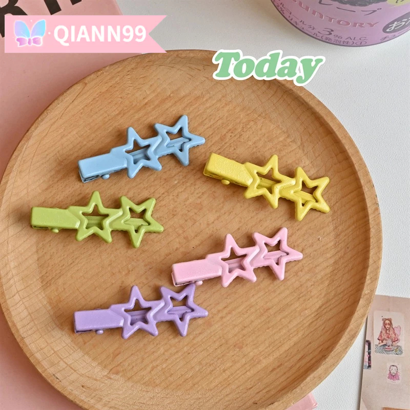 💓Qiann💓Kẹp TóC HìNh Ngôi Sao KiểU HàN QuốC 9 MàU ThờI Trang Cho Nữ