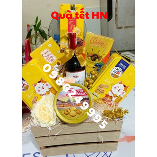 Set giỏ quà tết đủ đầy siêu sang