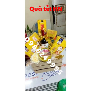 set giỏ quà tết đủ đầy siêu sang