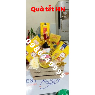 set giỏ quà tết đủ đầy siêu sang