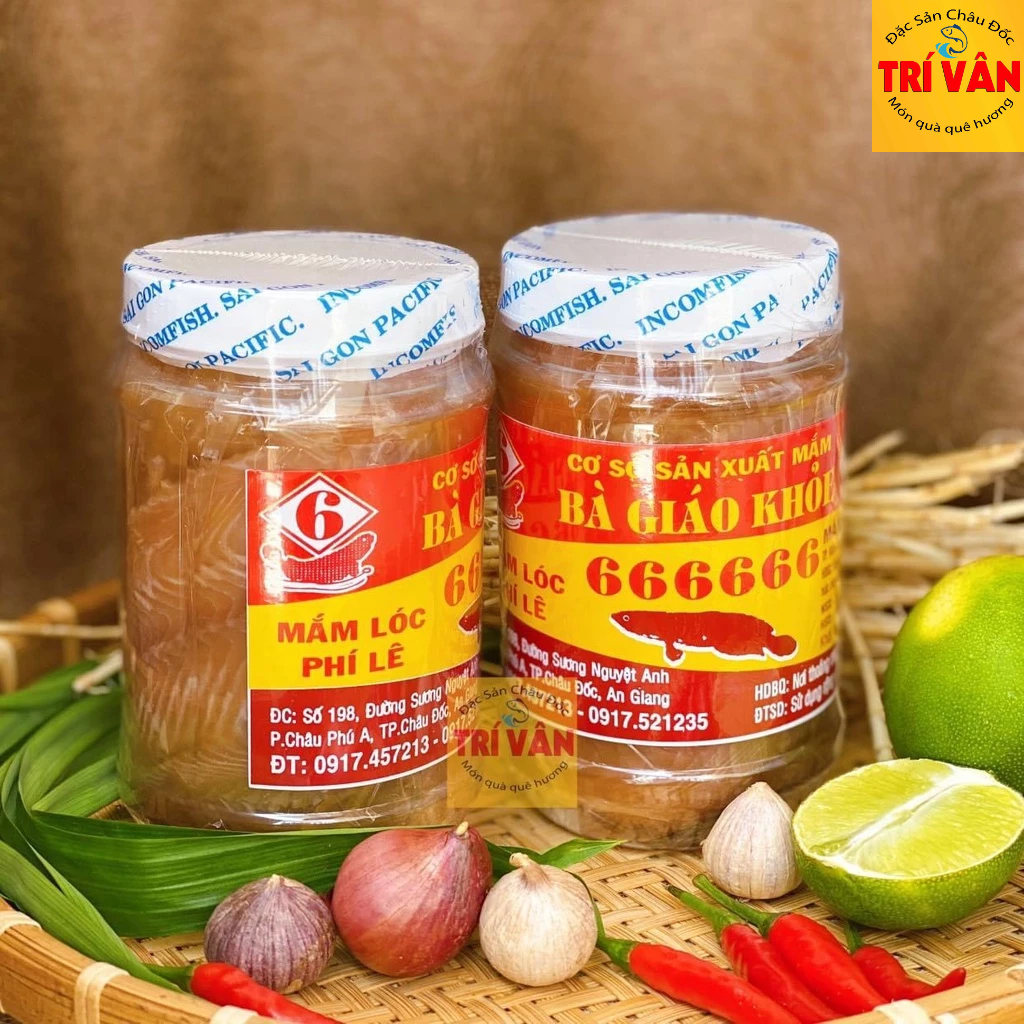 Mắm Cá Lóc Phi Lê Bà Giáo Khỏe 666666 Hủ 500g Đặc Sản Châu Đốc Trí Vân - TV18