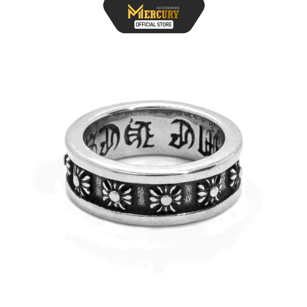 Nhẫn thời trang nam Titan vĩnh cửu cao cấp Mercury CH Snow