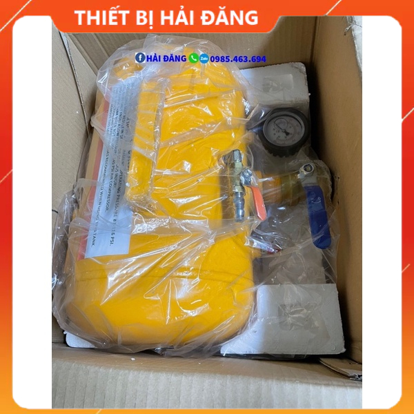 Bình hỗ trợ bơm lốp không săm 12L, loại bình dày