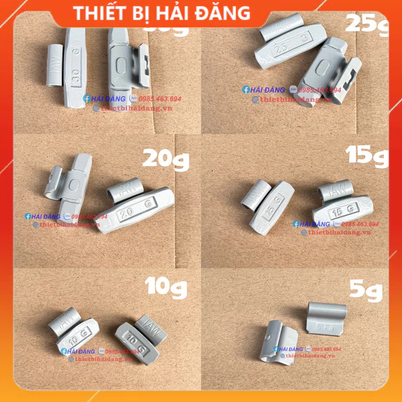 0,5kg Chì Đóng Cân Bằng Lốp, Chì Đóng Mâm Nhôm Ô tô