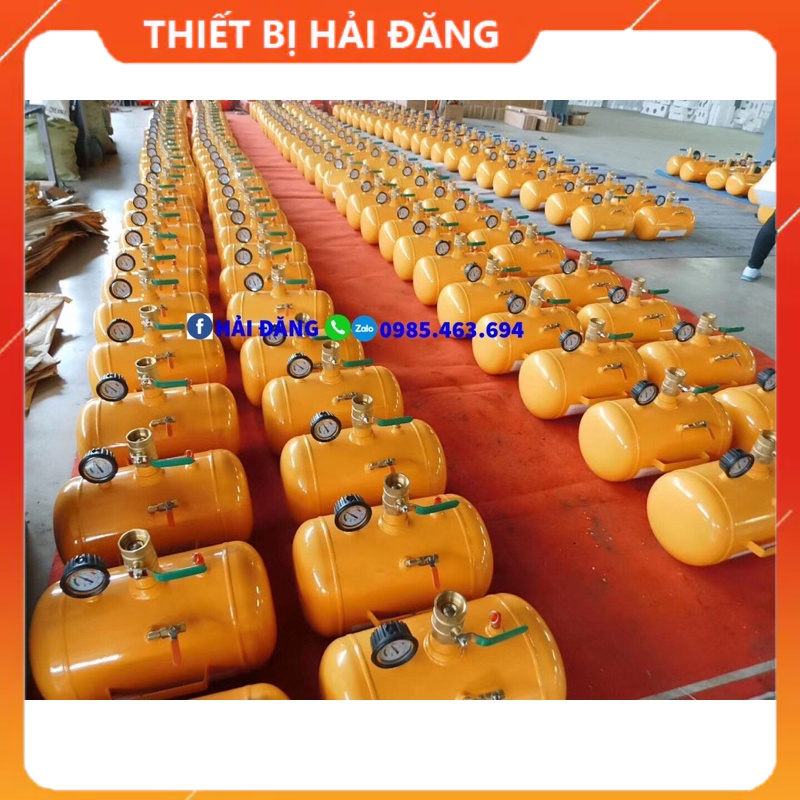 Bình hỗ trợ bơm lốp không săm 12L, loại bình dày