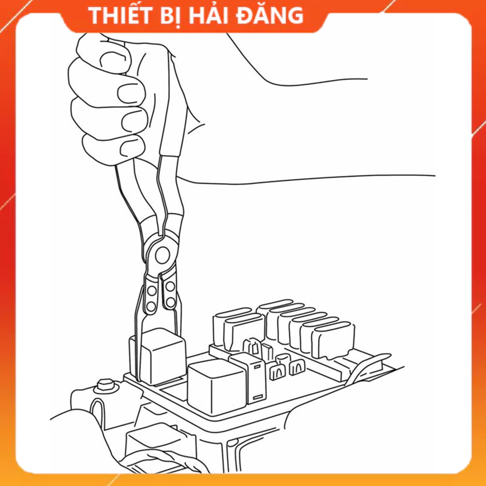 Kìm tháo rơ le, cầu chì xe hơi