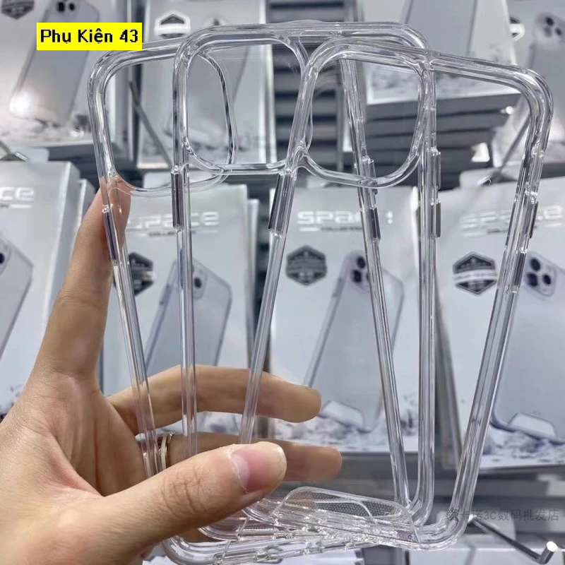 Ốp ip trong SPACE Cho ip 15 14 13 12 11 pro promax 14max xs xmax 7plus 8plus - Phụ Kiện 43