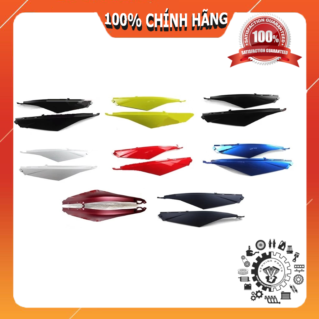 Ốp sườn, Ốp hông, Bụng sau SATRIA FI, RAIDER FI chính hãng Suzuki Indo