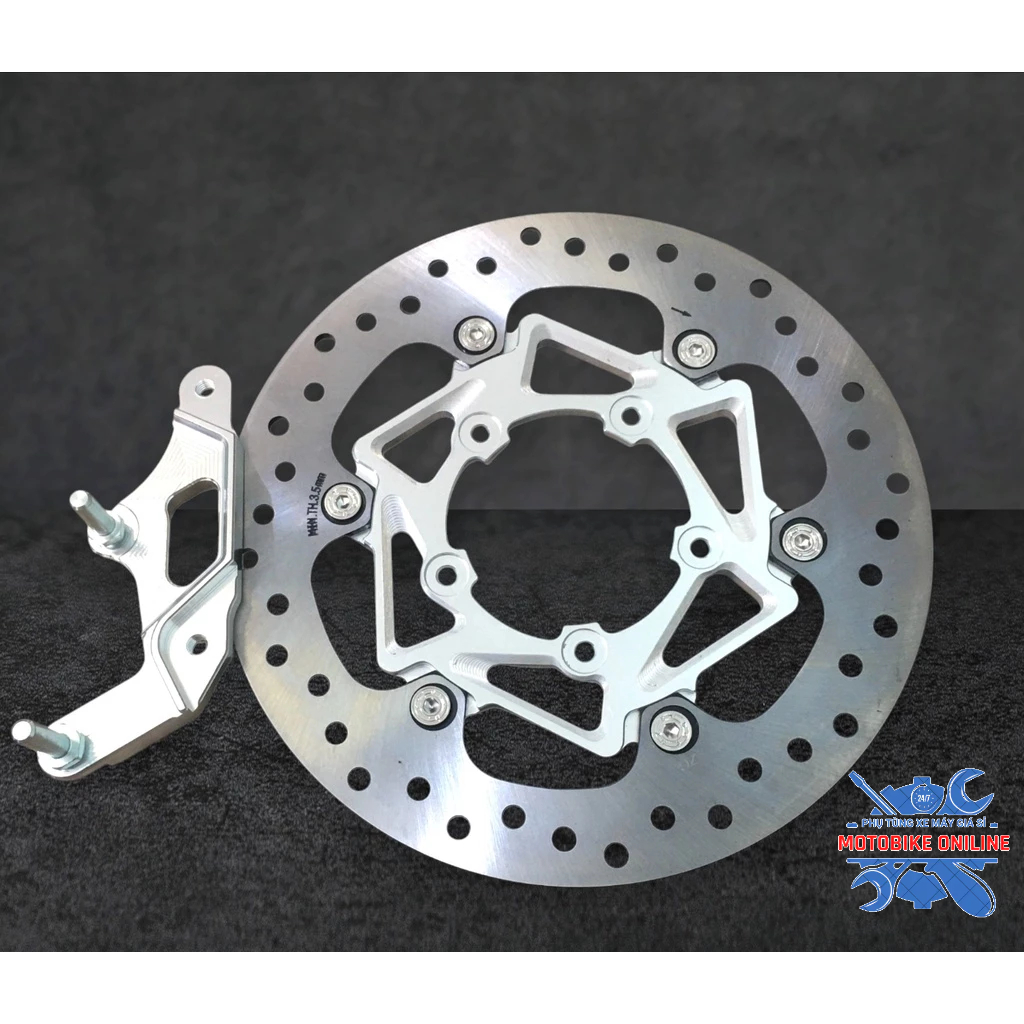 Lòng đĩa cnc 2 line Vario 5 lỗ lắp đặt mâm zin ms:525422